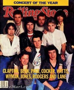 Ronnie Lane ARMS Benefit Concerts - Rolling Stone Concert of the Year 1983 -Cover 2