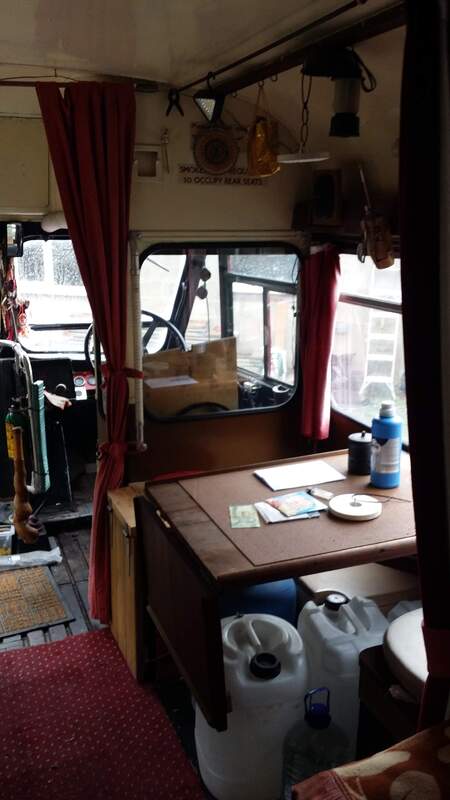Ronnie Lane The Red Passing Show Tour Bus -Interior