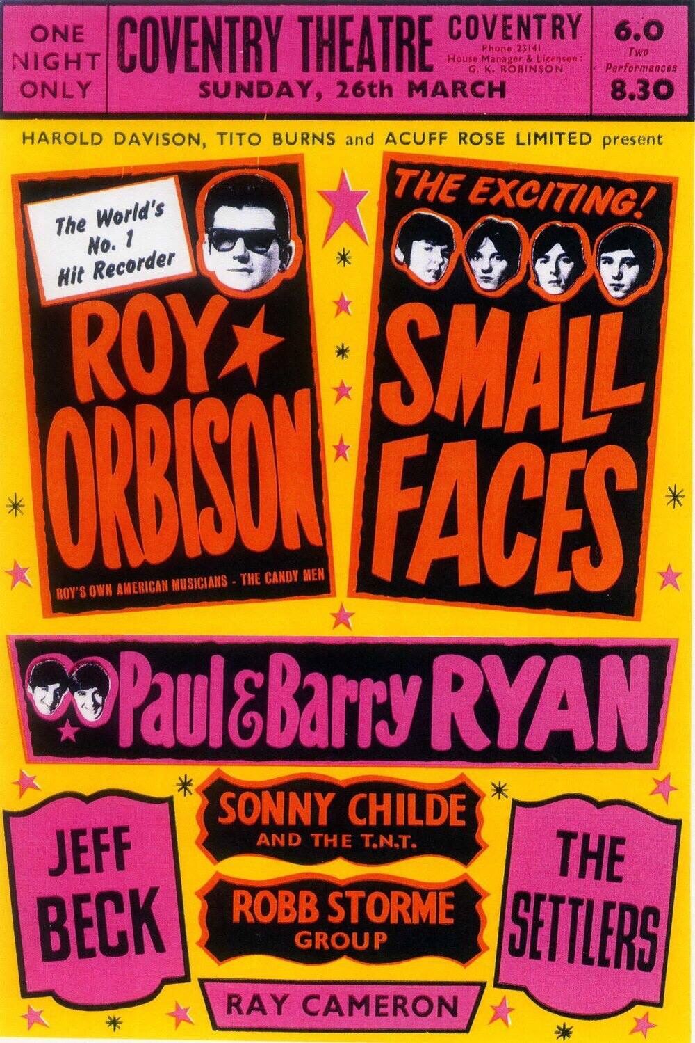 Small Faces - March 26 1967 Coventry Theatre Coventry England