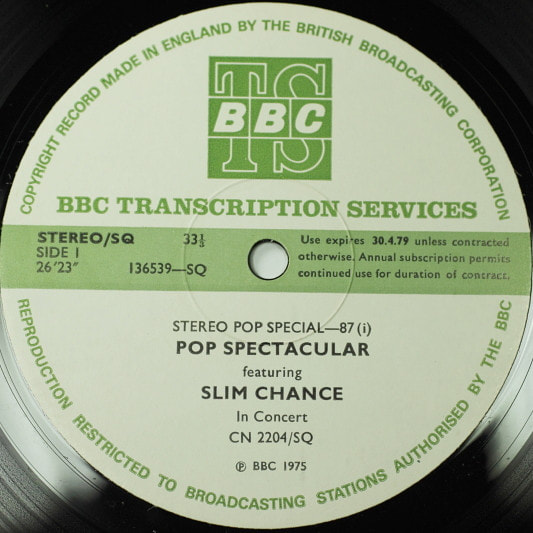 BBC Release Ronnie Lane And Slim Chance - BBC Stereo Pop Special 87 Album (1975)