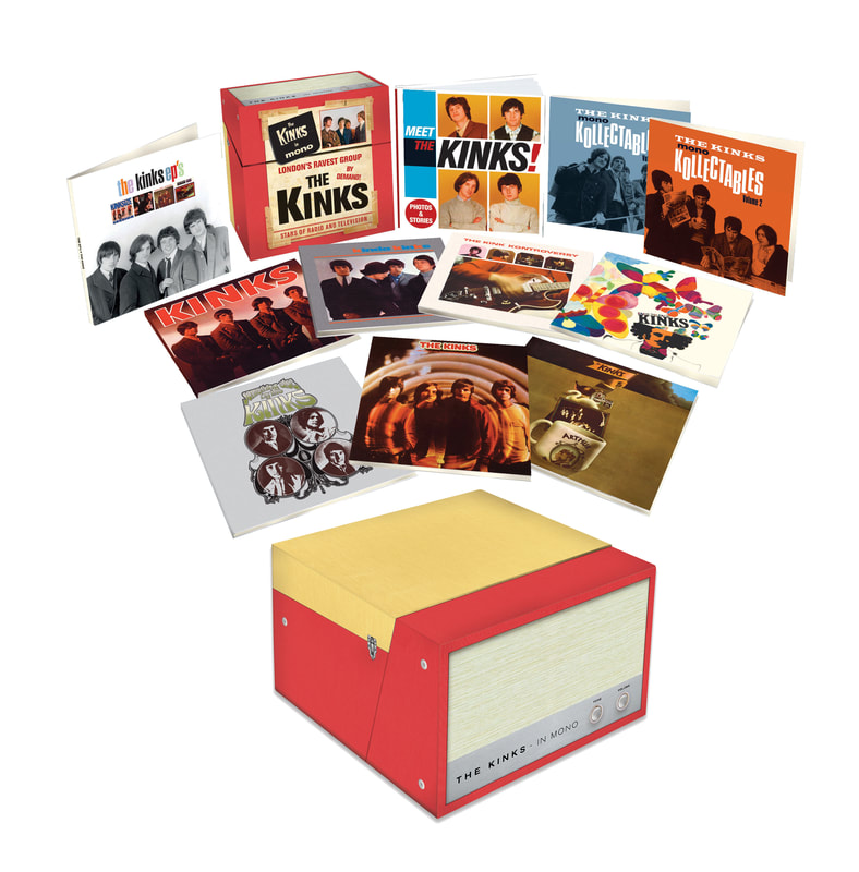 Designed by Phil Smee - John Martin 'The Kinks Mono 'Dansette' Box Set