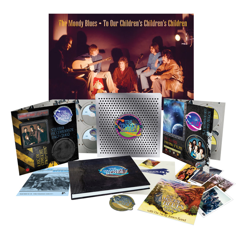 Designed by Phil Smee - Moody Blues 'Timeless Flight' Box Set
