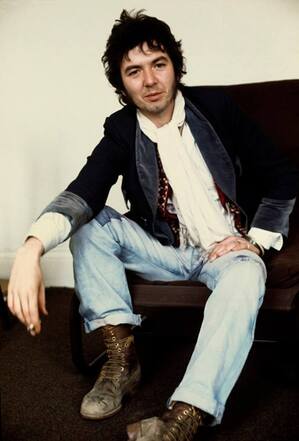 Ronnie Lane - London 1974 after his first solo album Photo Torbjörn Calvero Sweden