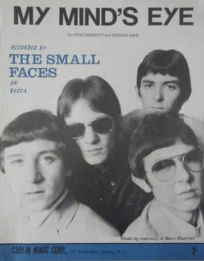 Small Faces 1966 - My Minds Eye Single Promotional Poster
