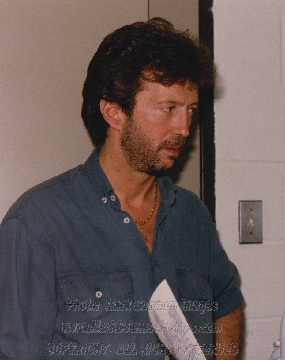 Eric Clapton Houston Summit 1985 - photo by Mark Bowman