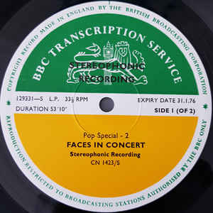 ​Faces And Led Zeppelin - BBC Stereo Pop Special 1 And 2 Album (1971)