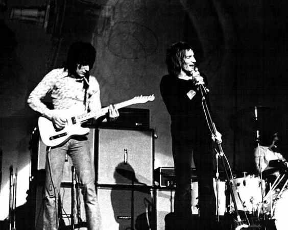 Faces - Ron Wood and Rod Stewart Eastown Theater Detroit May 1-3 1970 photo 2 by Jeff Bailey