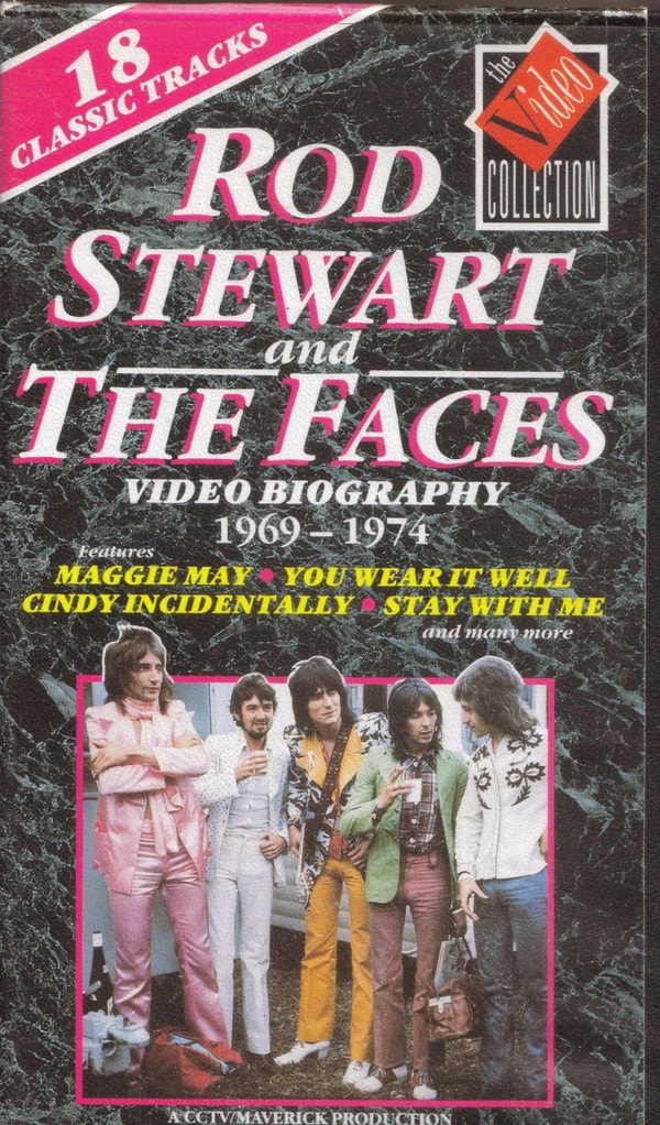 Faces with Rod Steward Video Release 1988 -cover