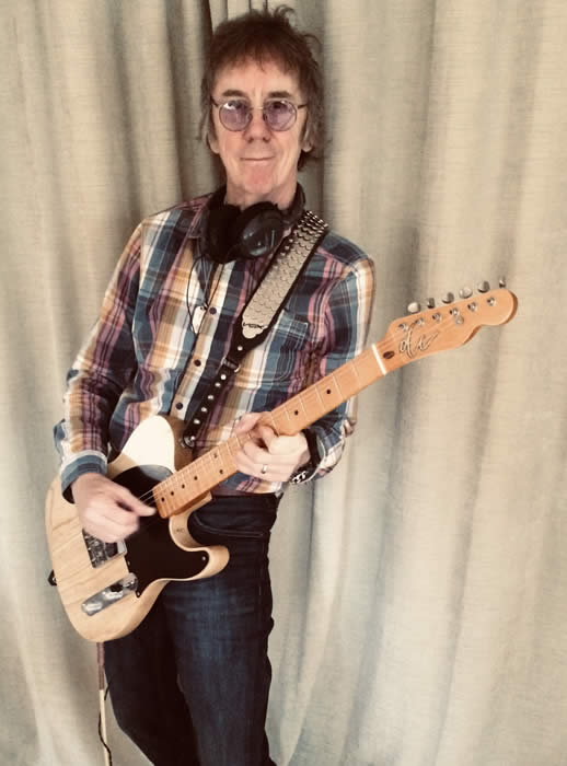 Keith Smart with Esquire Duncan Cruttenden guitar -February 2020