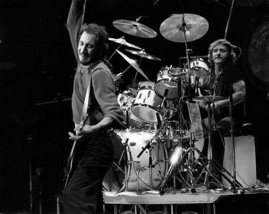 Kenney Jones - with Pete Townshend The Who -1