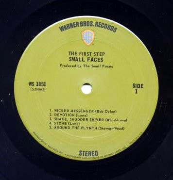 Faces - First Step album -USA Side 1