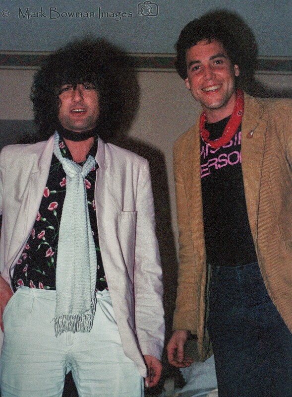 Mark Bowman and Jimmy Page Austin Texas 1985 Set 2 1 of 5