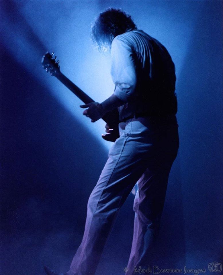 Mark Bowman Images- Jimmy Page with THE FIRM - The Summit Houston Texas March 21 1985