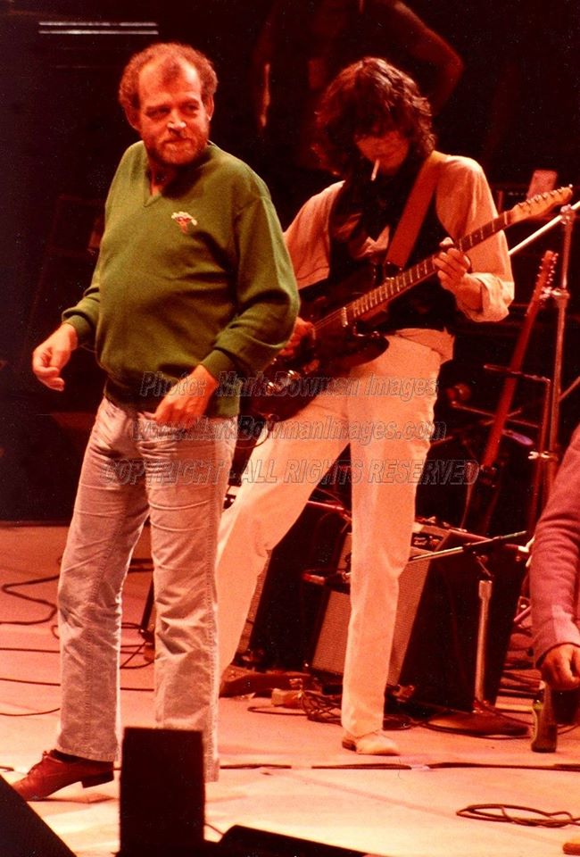 Mark Bowman Images- Joe Cocker and Jimmy Page Nov 29 1983 Dallas Ronnie Lane ARMS