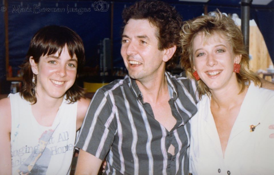 Mark Bowman Images- MTVs Martha Quinn, Ronnie Lane and Dayna Steele of KLOL-FM Houston Texas April 1985
