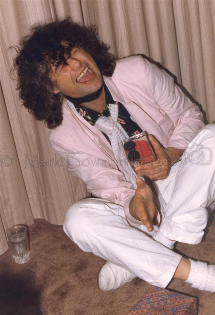 Mark Bowman Images- Ronnie Lane Party Jimmy Page March 23 1985
