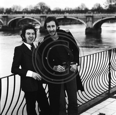 Martin Cook Copyright Photo - Ronnie Lane and Pete Townshend mc015002