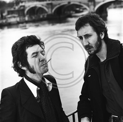 Martin Cook Copyright Photo - Ronnie Lane and Pete Townshend mc015004