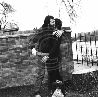 Martin Cook Copyright Photo - Ronnie Lane and Pete Townshend mc015014