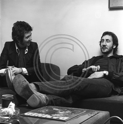 Martin Cook Copyright Photo - Ronnie Lane and Pete Townshend mc015018