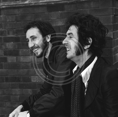 Martin Cook Copyright Photo - Ronnie Lane and Pete Townshend mc015022
