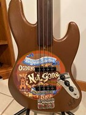 Chuck Scarpello Collection - Ogdens' Nutgone Flake painted bass- by Tonya Marriott 2