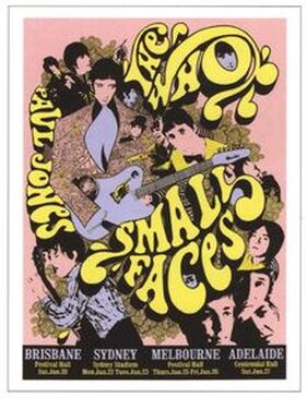 Play Bill The Who The Small Faces Paul Jones Australian Tour 1968
