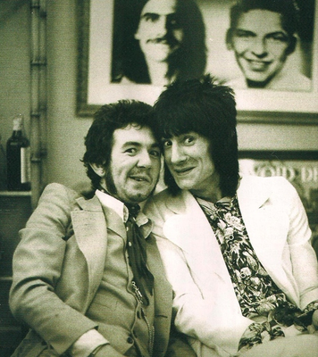 Ronnie Lane and Ron Wood 1973