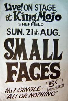 Small Faces - August 21, 1966 King Mojo, Sheffield, ENG