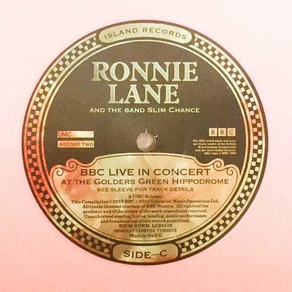 Ronnie Lane and Slim Chance - Live At The BBC Album 2019 -Side C