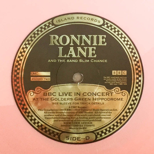 Ronnie Lane and Slim Chance - Live At The BBC Album 2019 -Side D