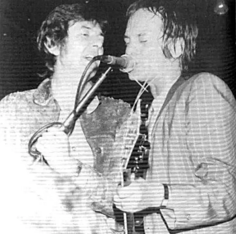 Ronnie Lane and Steve Marriott early 1980s