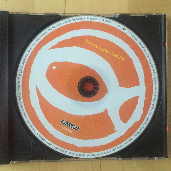 Ronnie Lane See Me Album 2005 CD release -CD