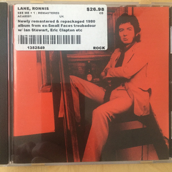 Ronnie Lane See Me Album 2005 CD release -front