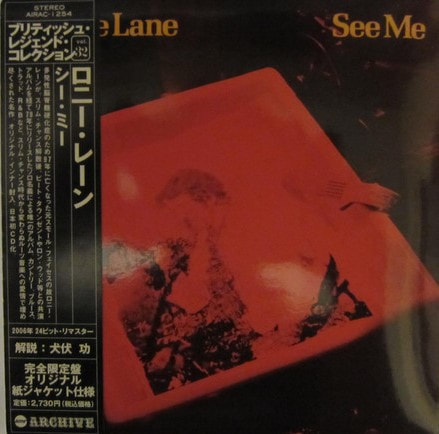 Ronnie Lane See Me Album 2006 CD JAPAN release -front 2