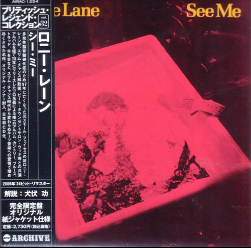 Ronnie Lane See Me Album 2006 CD JAPAN release -front