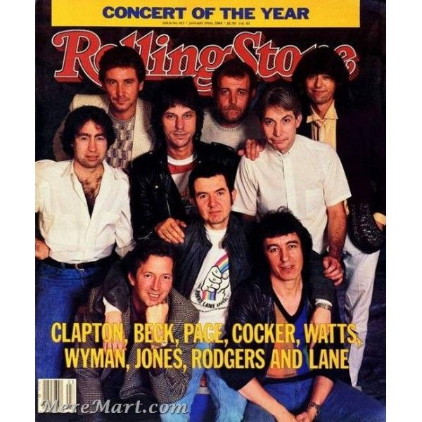 Ronnie Lane ARMS Rolling Stone Magazine 1983 Concert of the Year