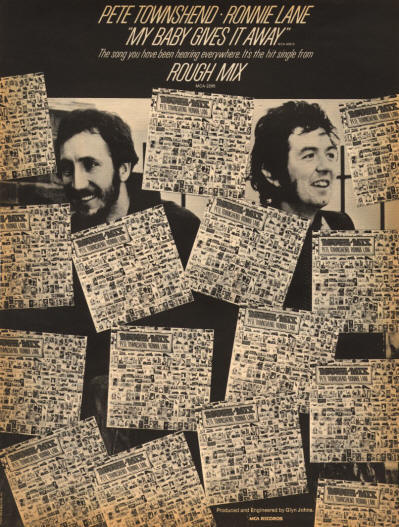 Rough Mix Album 1977 Promotional Poster 4