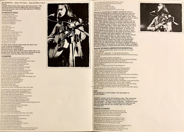 Roy Harper -Valentine Album 1974 -album booklet pg 6 and 7