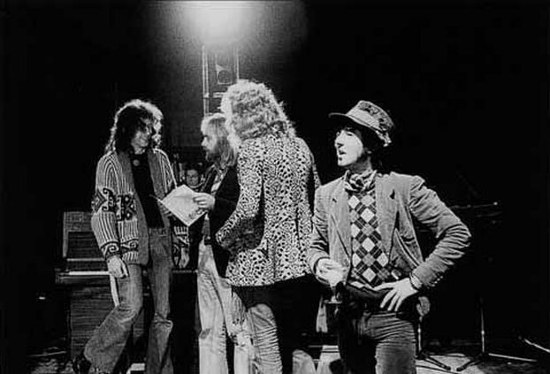 Roy Harper's Valentines Day Massacre Concert February 14, 1974 Afternoon Band Practice Rehearsal with Jimmy Page, Roy Harper, Robert Plant and Ronnie Lane