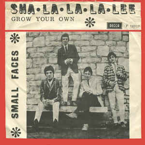 Small Faces 1966 - Sha-La-La-La-Lee Single - Denmark Cover 