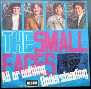 Small Faces - All Or Nothing Single 1966 -Italy front