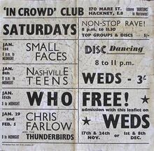 Small Faces - January 1, 1966 In Crowd, Hackney, ENG