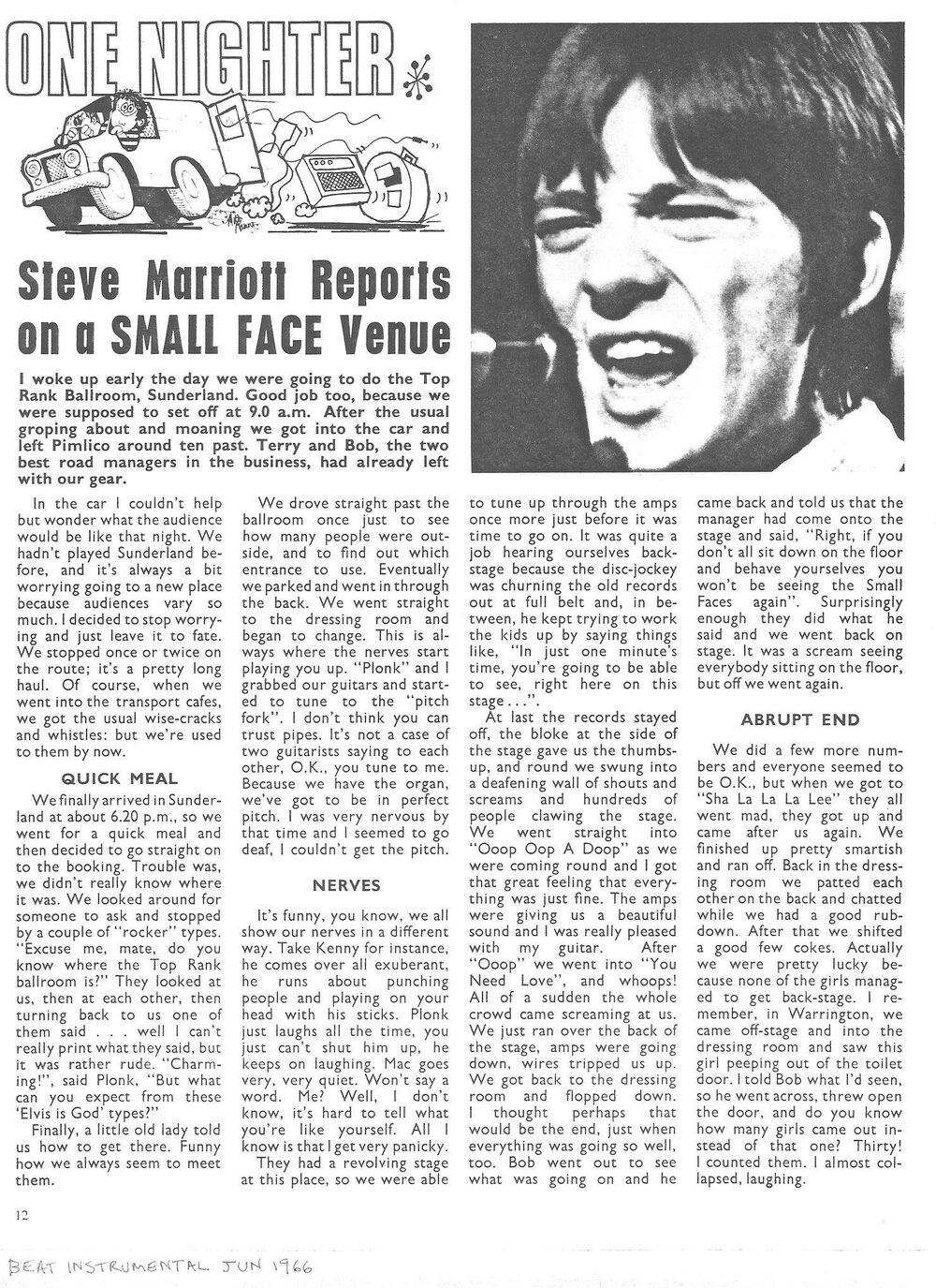 Small Faces - June 15, 1966 Top Rank Ballroom, Sunderland, ENG