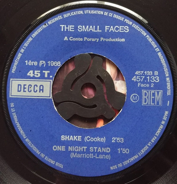 Small Faces - My Mind's Eye 1966 Single 45 Face/Side 2