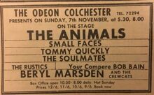 Small Faces - November 7, 1965 Odeon, Colchester, ENG