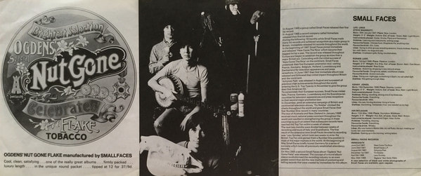 Small Faces Ogdens' Nutgone Flake 1968 - insert 1 First Press