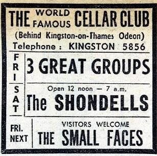 Small Faces - September 3, 1965 Cellar Club Kingston-Upon-Thames ENG