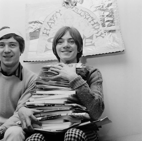 Steve Marriott and Kenney Jones of The Small Faces. January 1967. Photograph by Les Lee