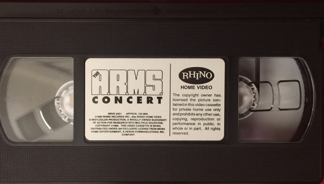 The ARMS Concert 1991 US VHS Discogs 9804905 -inside